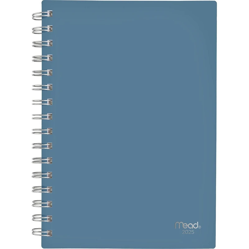 Mead Elemental Blue Small Weekly/Monthly Planner, Planner
