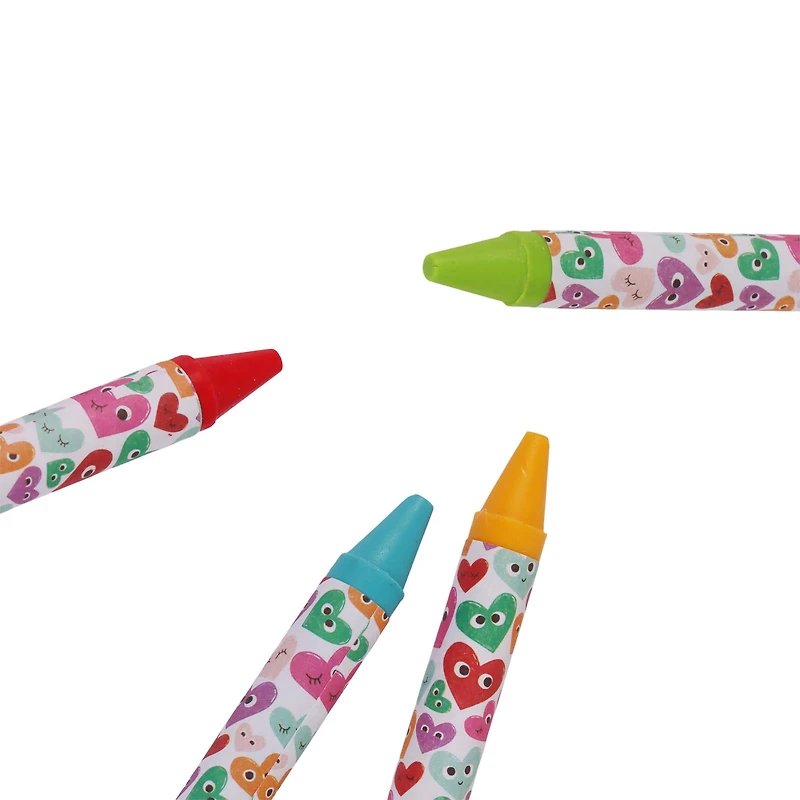 Valentine 8 Crayon Boxes, Paraffin and Paper Material, Ages 3+, by Way to Celebrate