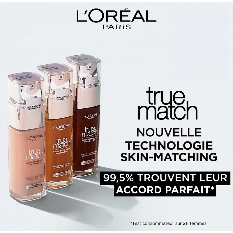 L’Oréal Paris True Match Foundation with Hyaluronic Acid & Moisturizing Care