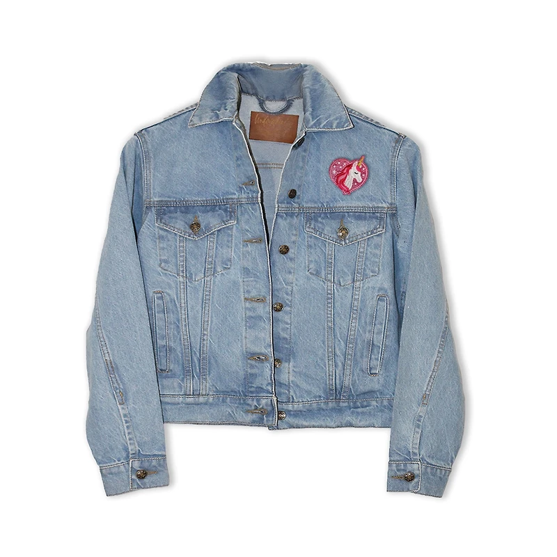 LA VOGUE Unicorn Iron-On Patch — 11.4 × 8.9 cm (4.5 × 3.5 in), 1 pc