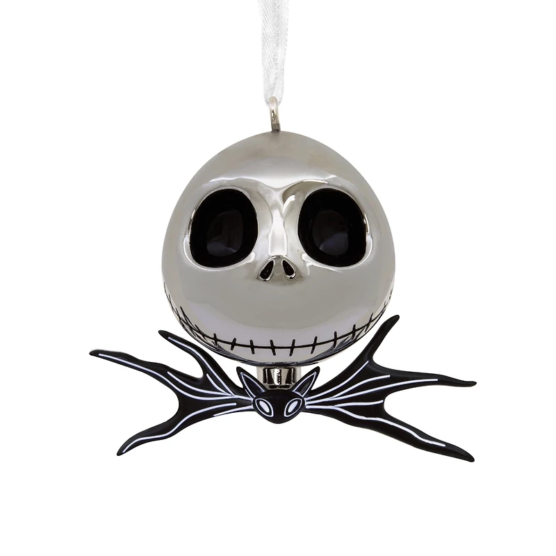 Hallmark Disney Tim Burton's The Nightmare Before Christmas Jack Skellington Premium Metal Christmas Ornament