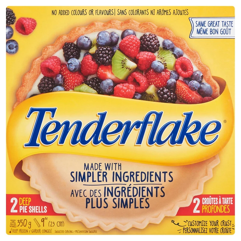 Tenderflake® Deep Dish Pie Shells, 350g