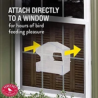 WINDOW BIRD FEEDER, Perky-Pet Window Bird Feeder – 1/2 Lb Capacity