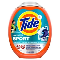 Capsules de détergent à lessive Tide Power Pods avec Febreze Sport, fraîcheur Febreze avec Sport Odor Defense 45CT