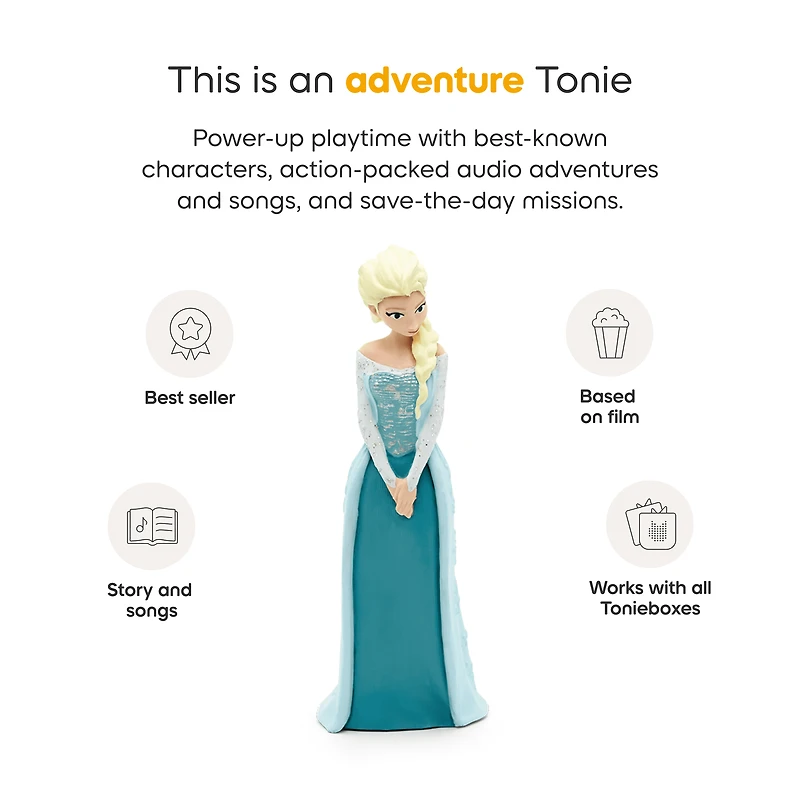 tonies Coffret Toniebox 2 – Disney Frozen - Bleu Ciel (Anglais)