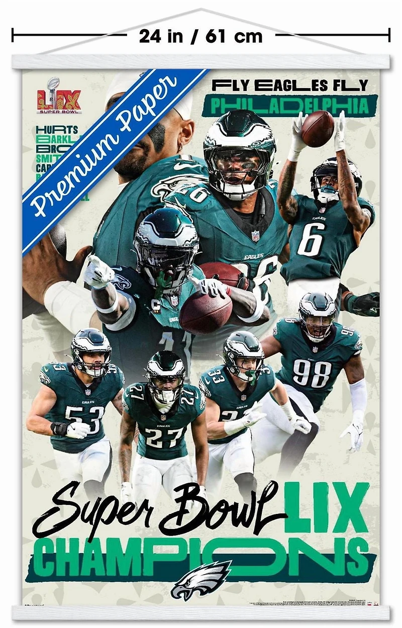 NFL Philadelphia Eagles - Champions du Super Bowl LIX