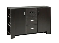 Dowen Buffet/Server with Storage, Dark Cherry