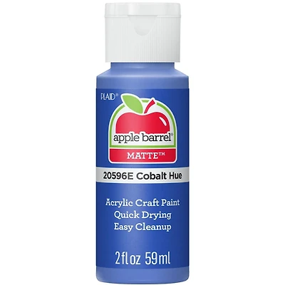 Apple Barrel Colors, 2 oz., Cobalt Hue, 2 oz Matte Acrylic Paint