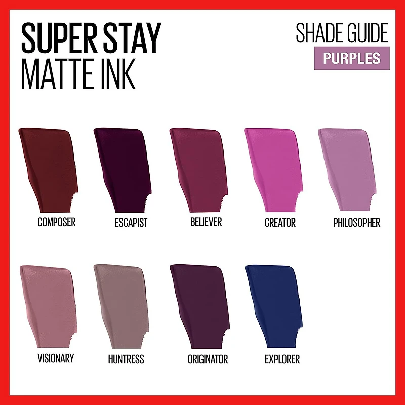 Maybelline New York Superstay Matte Ink™ Long-Lasting Lipstick, 5ml