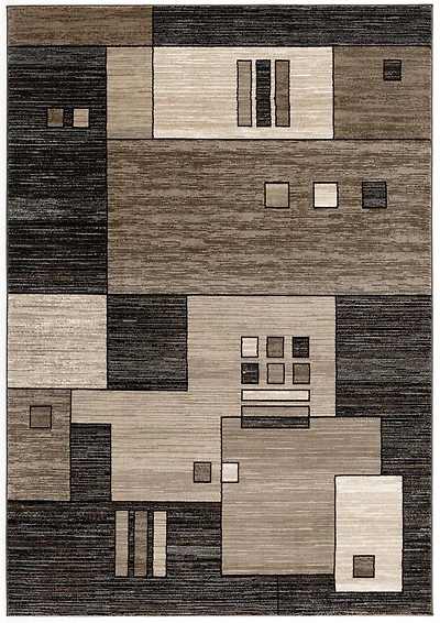 Rug Branch Montage Collection Tapis de couloir géométrique moderne