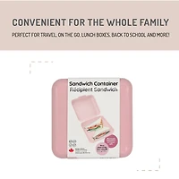 Melii Contenant à sandwich rose
