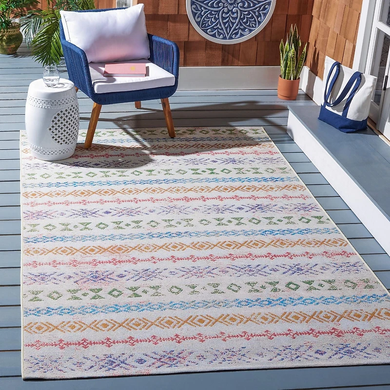 Safavieh Summer Joella Geometric Striped Area Rug