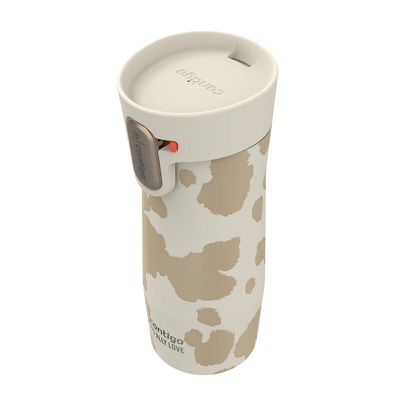 Contigo x Ally Love West Loop Vacuum-Insulated Stainless Steel Travel Mug with Easy-Clean AUTOSEAL Lid, 16 oz (473 ml)