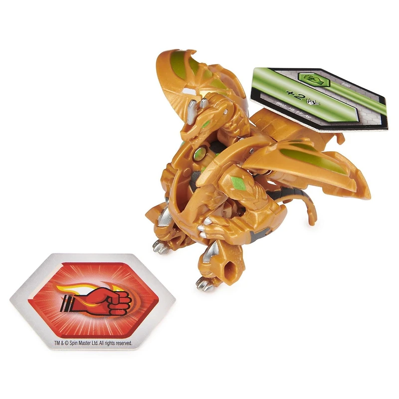 Bakugan Ultra, Dragonoid, 3-inch Tall Geogan Rising Collectible Action Figure and Trading Card