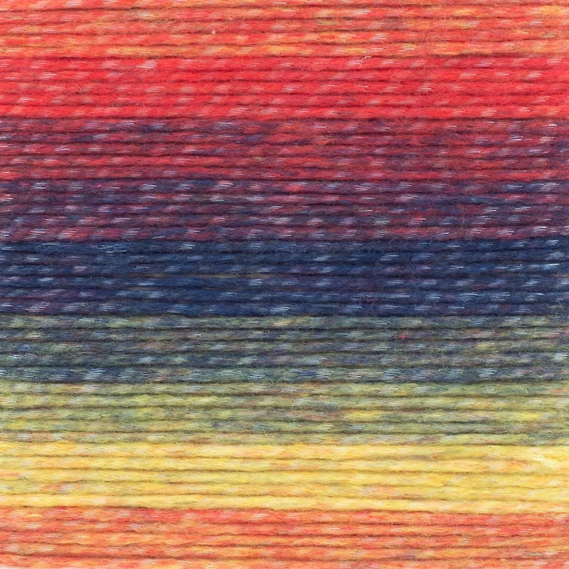 Lion Brand Landscapes Renewed Yarn Fiesta #4 Medium/ Worsted Yarn 150g/ 212m, 3-CT