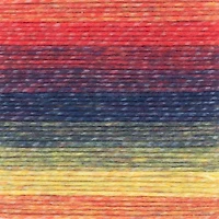 Lion Brand Landscapes Renewed Yarn Fiesta #4 Medium/ Worsted Yarn 150g/ 212m, 3-CT