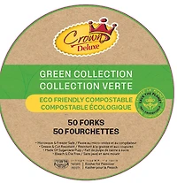 Crown Deluxe Bio Light Duty Forks KPY 50pk, Bio Light Duty Forks KPY