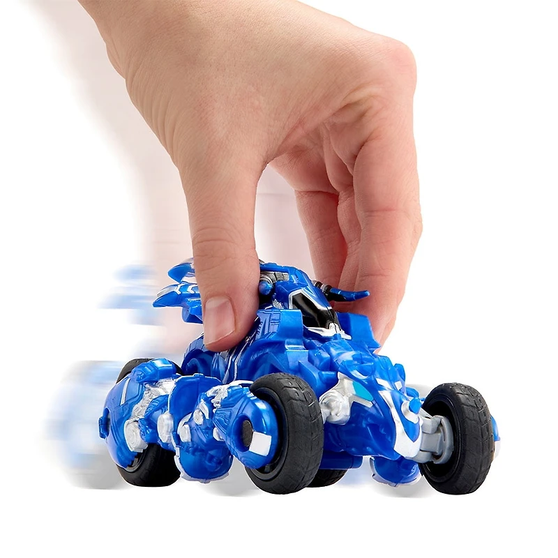 Armorsaurs Evolver Cobalt Transforming Dinosaur to Vehicle Toy, 2-in-1 Dino Figure with Multi-Step Conversion, Kids, Boys, Girls, Ages 6+