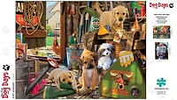 Buffalo Games - Le puzzle Dog Days - Puppy Workshed - en 750 pièces