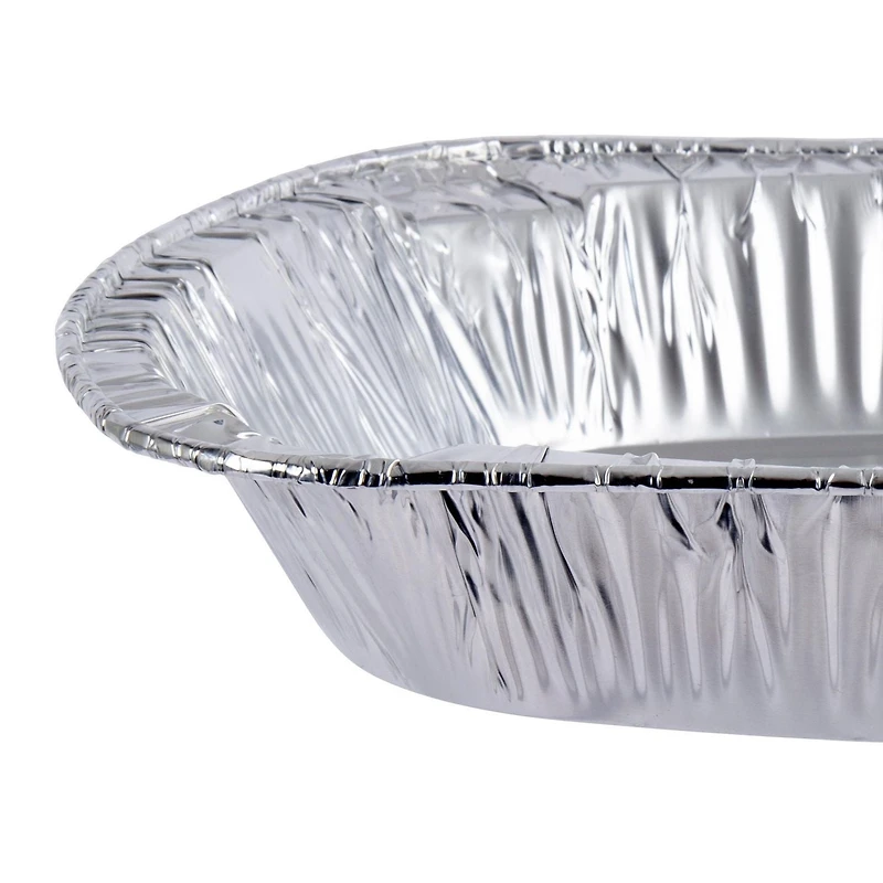 Luciano Housewares Ensemble de plats à rôtir en feuille d'aluminium - Rectangulaire
