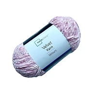 Mainstays Chenille Yarn, Quiet Pink, 100% Polyester, 10.5 Oz, 315 Yards
