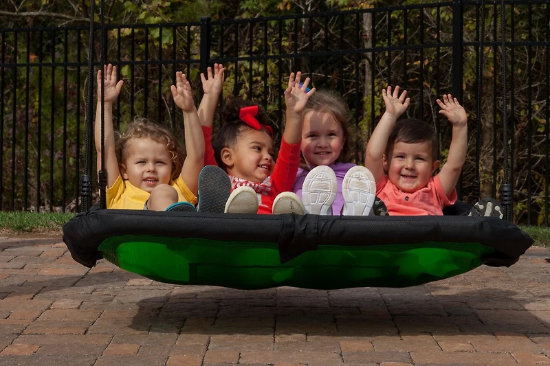 Creative Cedar Designs Platform Swing Green