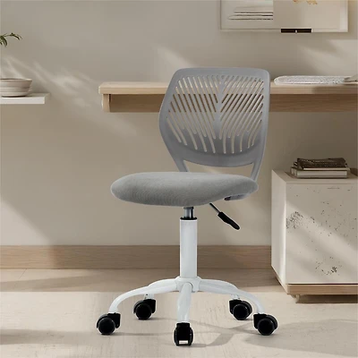 Homy Casa Ergonomic Kids Desk Chair with Height Adjustable Swivel Wheels, Sturdy Construction