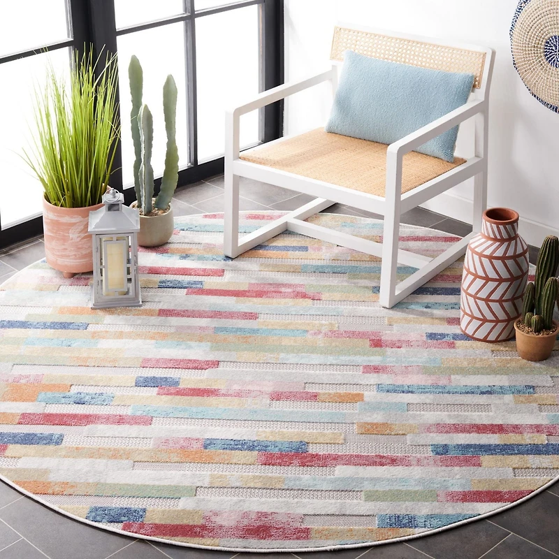 SAFAVIEH Cabana Avalon Geometric Indoor/Outdoor Area Rug