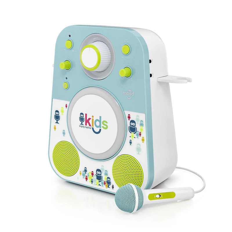 Singing Machine-Kids Glowing Bluetooth Sing-Along Speaker w/Mic