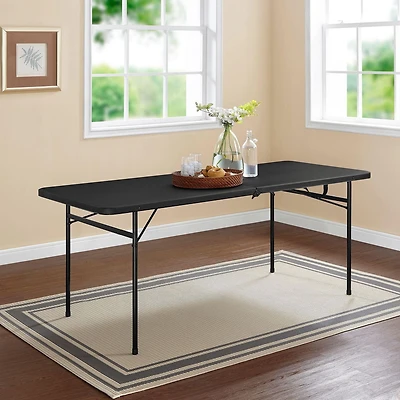 Mainstays Table pliante 6 pieds, noire