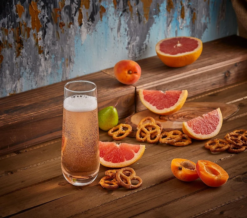 Flûtes à Champagne en Cristal Sans Pied Milo - 9,4 oz - Ensemble de 8
