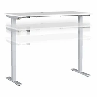 Bureau assis-debout électrique à hauteur réglable 60L x 30P Move 40 Series de Bush Business Furniture, blanc