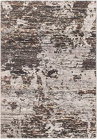 ECARPETGALLERY Tapis Noué à la Main pour Salon, Salle à Manger et Chambre à Coucher Transitionnel Collection Sari Silk 5'5" x 7'9" en Gris