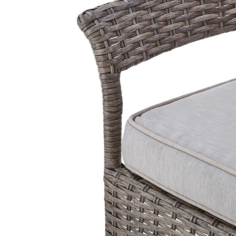 hometrends Pebbleton Wicker Loveseat