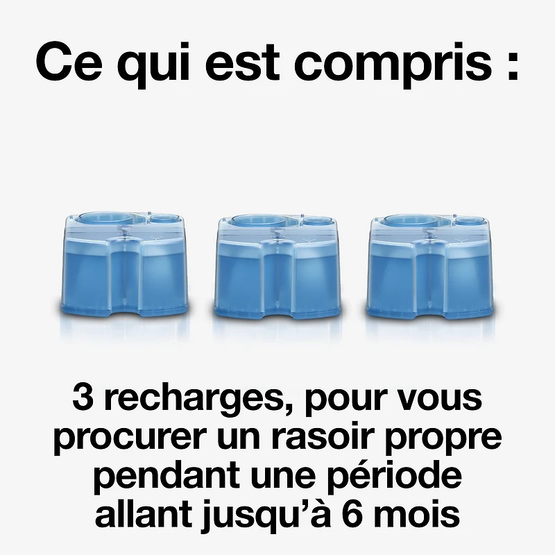 Braun Clean & Renew Refill Cartridges CCR, 3 pack