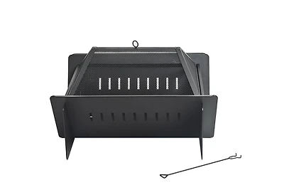 Shinerich - Heavy Duty Fire Pit - Rectangle 29" x 26"