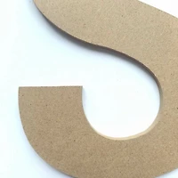 Lerman decor's wood letter S, Wood letter S