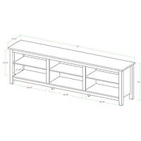 Manor Park Minimal Farmhouse TV Stand for TV's up to 78"- Multiple Finishes
