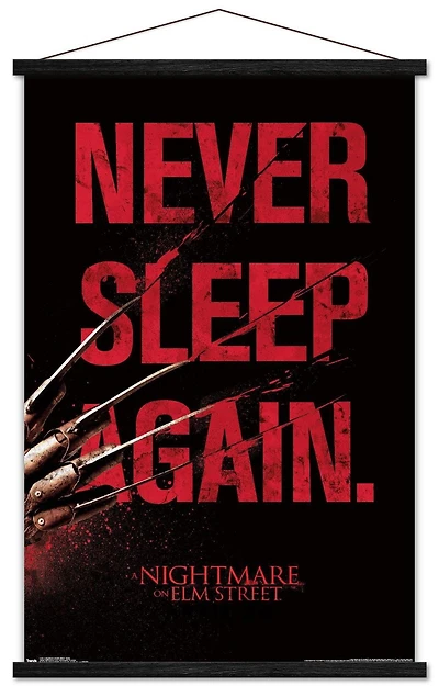 A Nightmare on Elm Street - Sleep Wall Poster, 22.375" x 34" Framed