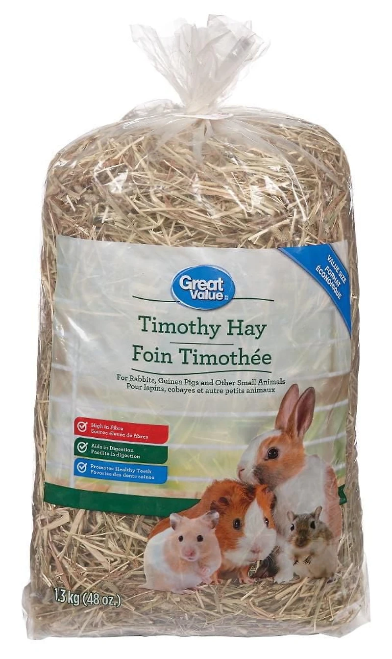 Great Value Timothy Hay, 48 oz