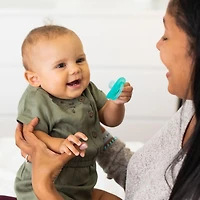 Evenflo Feeding Balance + Stage 2 Orthodontic Silicone Pacifier, Aqua