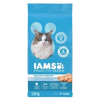 IAMS PROACTIVE HEALTH Healthy Weight Adult Dry Cat Food – With Chicken