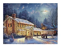 Ceaco Thomas Kinkade Oversized 300-Piece Puzzle National Lampoon's Christmas Vacation