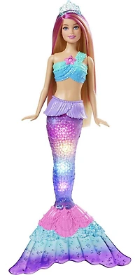 Barbie – Poupée Barbie Dreamtopia Sirène Lumières Scintillantes
