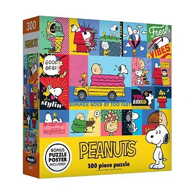 RoseArt - Pop Culture 300 pièces - Peanuts Vibes - Puzzle emboîtable pour adulte