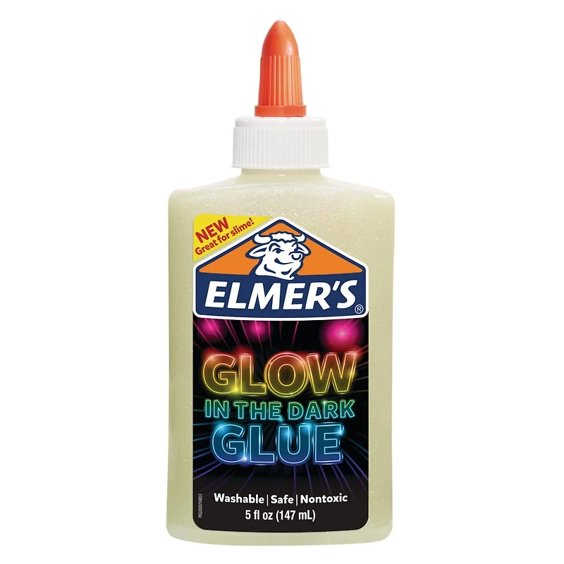 Elmer’s Glow-in-the-Dark Liquid Glue, Washable, Natural, Great for Making Slime