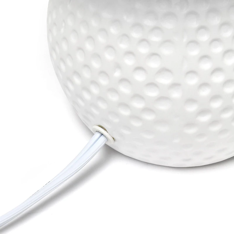 Simple Designs Studded Texture Ceramic Table Lamp, Blue