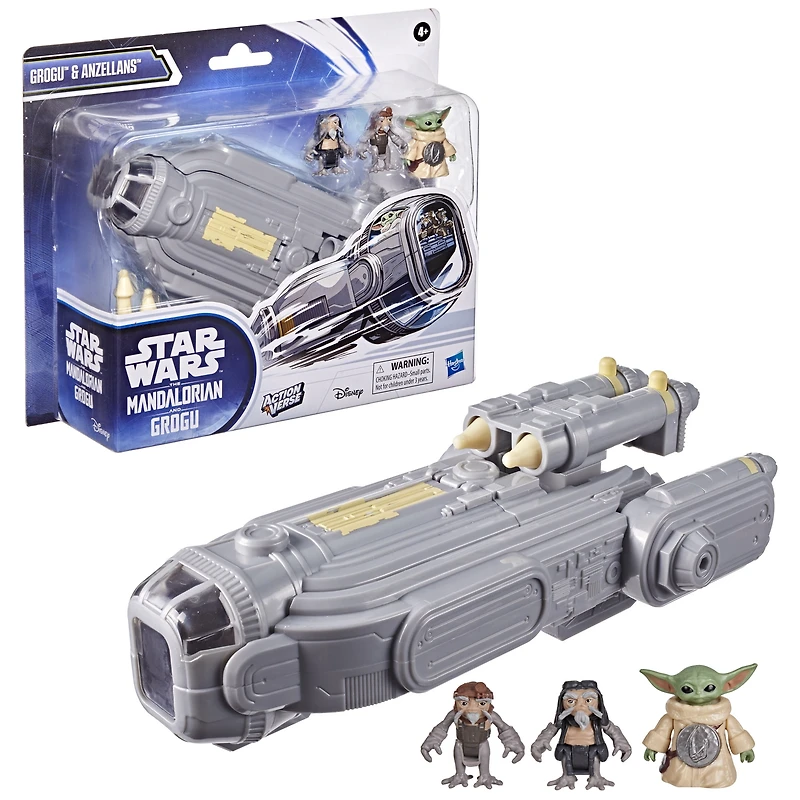 Star Wars ActionVerse Grogu & Anzellans Starship