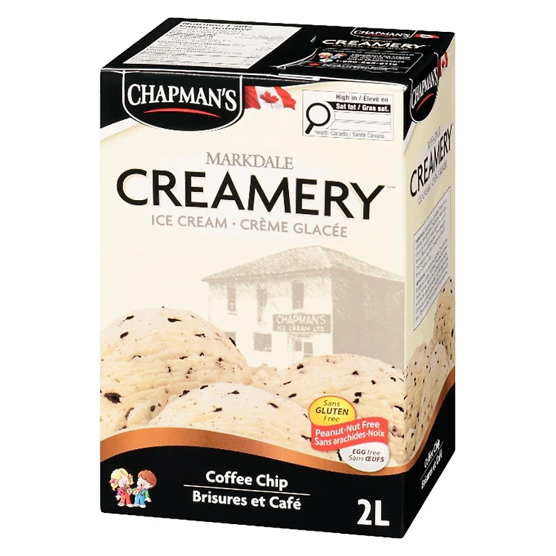 Chapman's Markdale Creamery Coffee Chip Ice Cream in a Carton 2L
