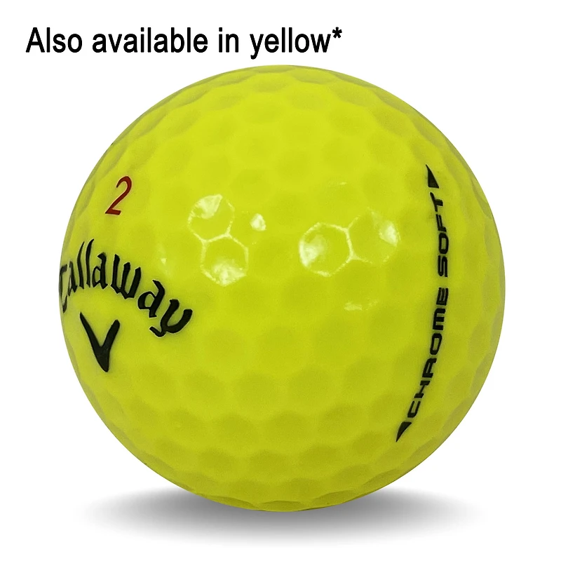 Mulligan - 48 Callaway Chrome Soft 5A Recycled Used Golf Balls, White